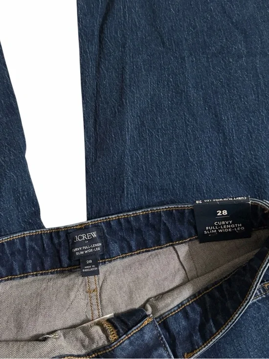 Curvy Slim Wide-Leg Jean In All-Day Stretch - Picture 5 of 5